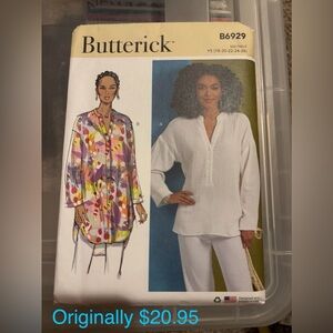 Butterick Women's Blouse Sewing Pattern